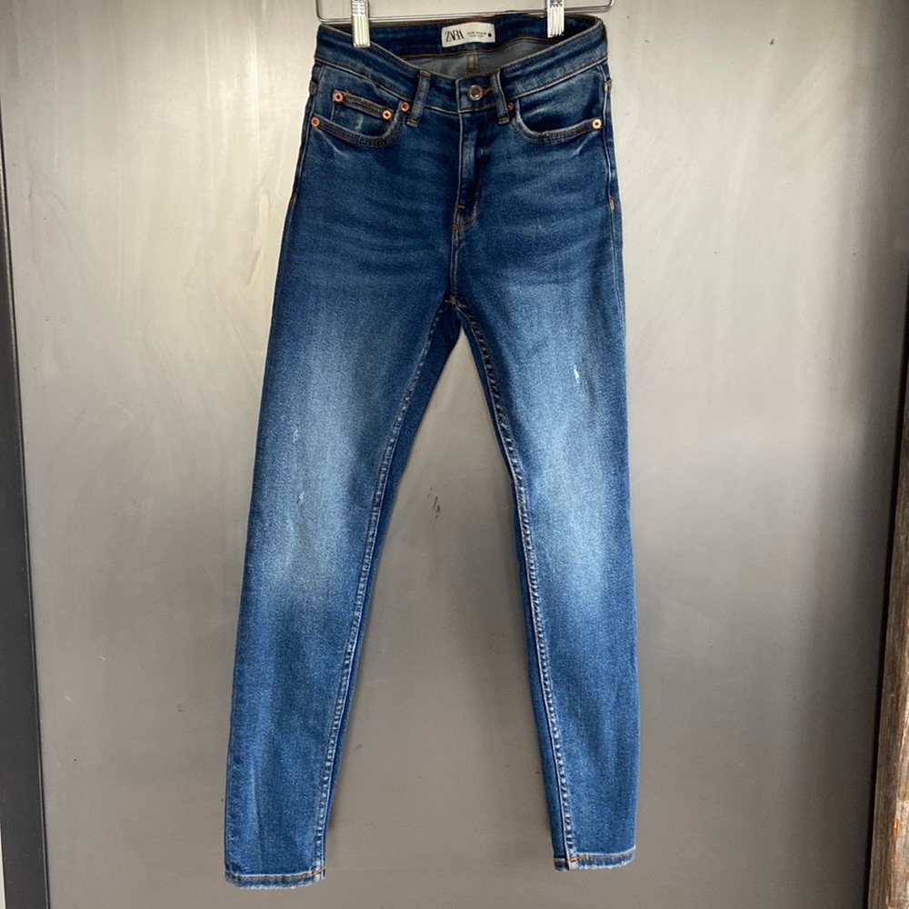 Zara Distressed Skinny Jeans